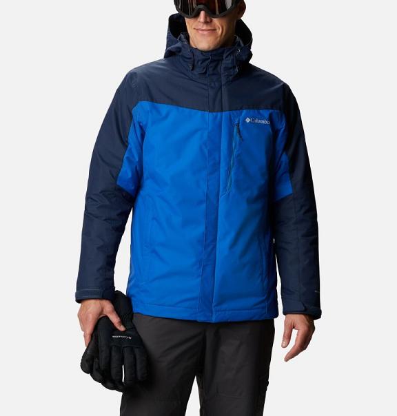 Columbia Whirlibird IV Ski Jacket Navy For Men's NZ61047 New Zealand